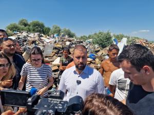 София - кв. Филиповци - Акция за разрушаване на незаконни постройки