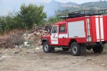 Пожар затвори главният път Е‑79 към Дупница, по-късно бе локализиран и движението възстановено