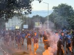 Феновете на "Левски" загряват за предстоящия двубой с АЕК