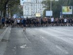 Феновете на "Левски" загряват за предстоящия двубой с АЕК