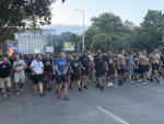 Феновете на "Левски" загряват за предстоящия двубой с АЕК