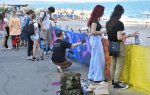 Младежи от Бургас се включиха в създаването на обща графити композиция