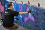 Младежи от Бургас се включиха в създаването на обща графити композиция