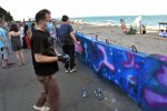 Младежи от Бургас се включиха в създаването на обща графити композиция