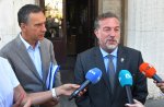 Бургас - Среща на вицепремиера Христов с кмета Николов