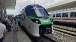 Министър Георги Пеев представя първия за България електрически влак „Алстом"