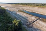 Резерват Сребърна, Силистра - екстремна суша - спасителна операция по изпомпване на вода от Дунава за поддържане на пресъхващото езеро