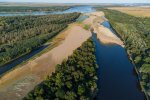 Резерват Сребърна, Силистра - екстремна суша - спасителна операция по изпомпване на вода от Дунава за поддържане на пресъхващото езеро
