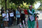 Пред посолството на Северна Македония се провежда протест в защита на Ива Михайлова (Снимките се обновяват )