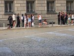 Задържаха младежи за бой пред парламента