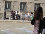Задържаха младежи за бой пред парламента