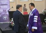 Президентът Илияна Йотова участва в тържественото откриване на академичната 2026/2027 година в Медицински университет в София.