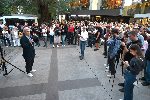 София - Българска национална телевизия - Протест срещу свалянето на водещия на История БГ Георги Ангелов