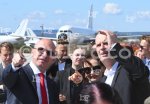 Варна - Министърът на туризма на Република България – д-р Илин Димитров кръщава самолет