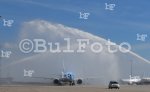 Варна - Министърът на туризма на Република България – д-р Илин Димитров кръщава самолет