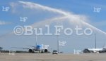 Варна - Министърът на туризма на Република България – д-р Илин Димитров кръщава самолет