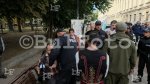 София - Протест срещу "неделното хоро" пред Народния театър
