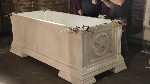 Започна монтажът на саркофага на цар Самуил