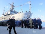 Официалната церемония по тържествено изпращане на корабите, участващи в дванадесетата активация на Противоминната военноморска група в Черно море „MCM BLACK SEA“