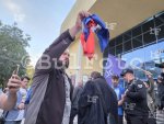 София - Протест на БОЕЦ пред Руския културен център