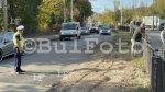 Тежкотоварен камион събори електрически стълб на бул. „Васил Левски“ в Хасково